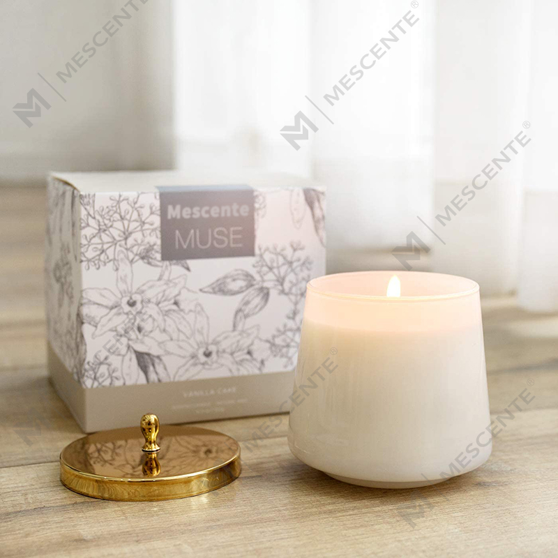 M&Scent 100 % naturlig aromaterapi bok doftljus från soja för hemmet, stora burkar ljus doftande