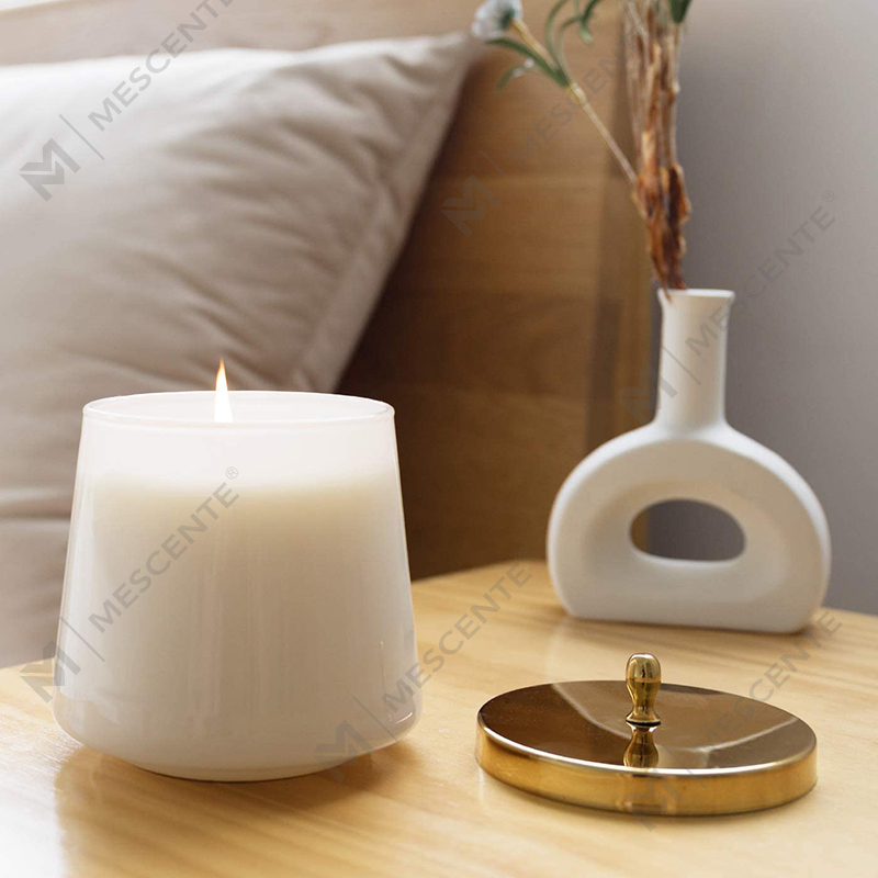 M&Scent 100 % naturlig aromaterapi bok doftljus från soja för hemmet, stora burkar ljus doftande