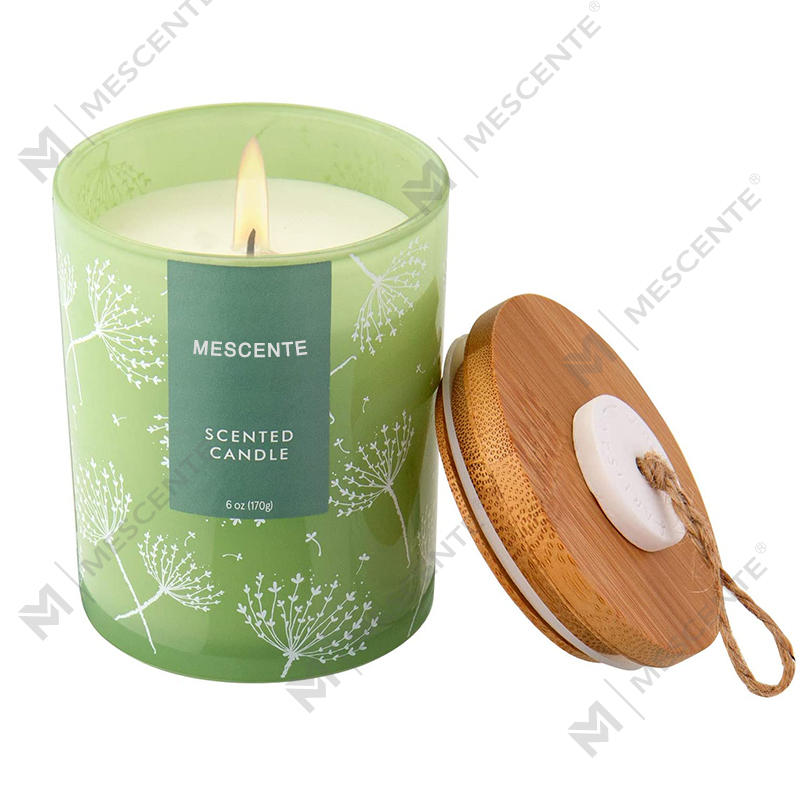 M&S doft Custom Shaped Logo Print Prov Aromaterapi Doftljusfavoriter, doftljus med torkade blommor
