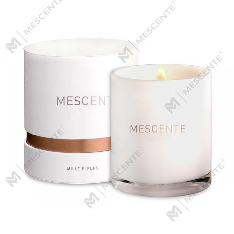 M&S cent Custom Luxury Matt Glas Wick Doftljus 100 timmar, Doftljus med privata märken
