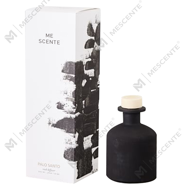 Mescente Luxury 180 ml skräddarsydd glasflaska eterisk oljerörsspridare för hotell