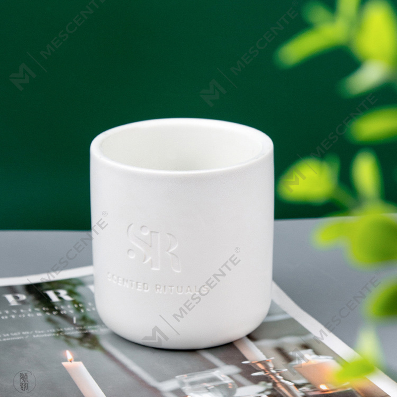 M&S doft Custom Logo Billiga keramiska burkar med trälock Ljus, Kokosvax lyxljus