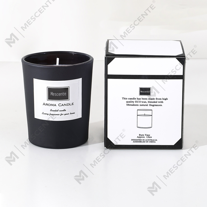M&Scent specialtryckta piondoftljus från sojavax, digitalt doftljus