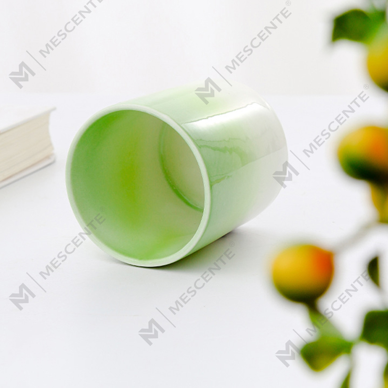 M&Scent Private Label Heminredning Anpassade doftljus i keramiska ljusburkar