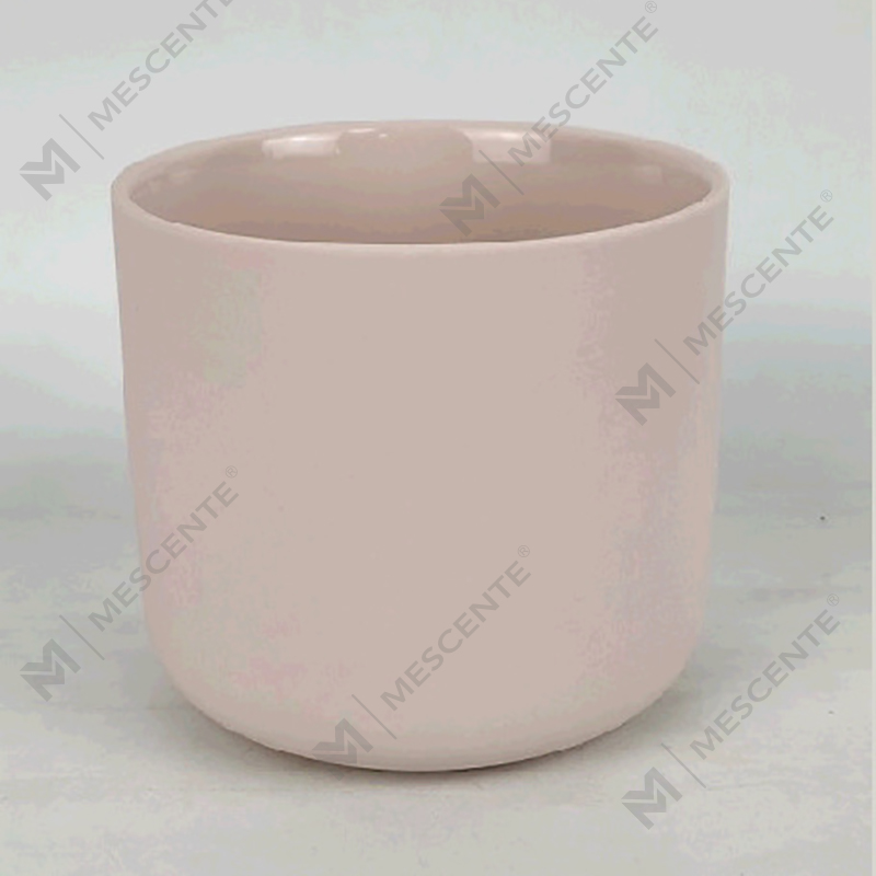 M&Scent Grossist Custom Modern Stor 3 Wick Silver Vit Frostad Julljusburk Med Bambulock