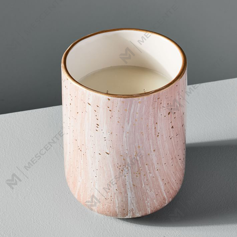 M&Scente White Ceramic Electric Doft Ljusvaxvärmare för spa och aromaterapi