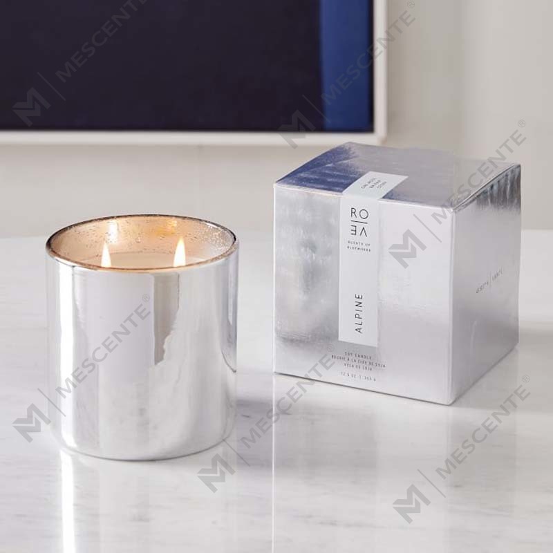 Partihandel Lyx Custom Private Label Alpine Silver doftljus