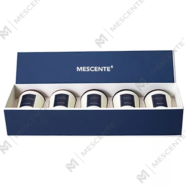 M&scent partihandel privat märke doftolja doftljus lyxiga med lock, aromaterapi ljus