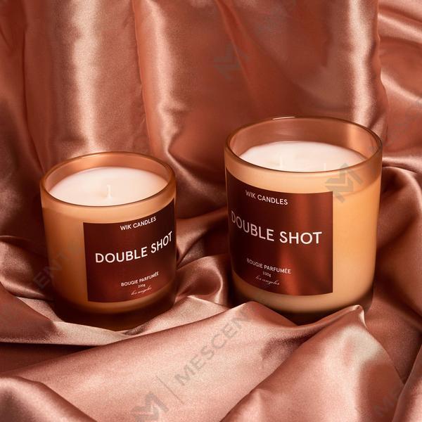 M&Scent Grossist Lyx Custom Private Label Dekoration Svart glas Kristall doftande sojavaxljus
