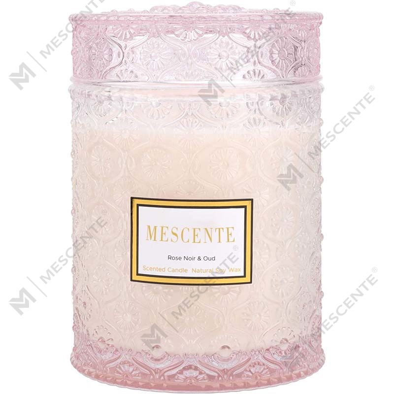 M&S cent Hemlagad Eucalyptus Spearmint Soy Wax Torkad Blomdoft Spa Candle