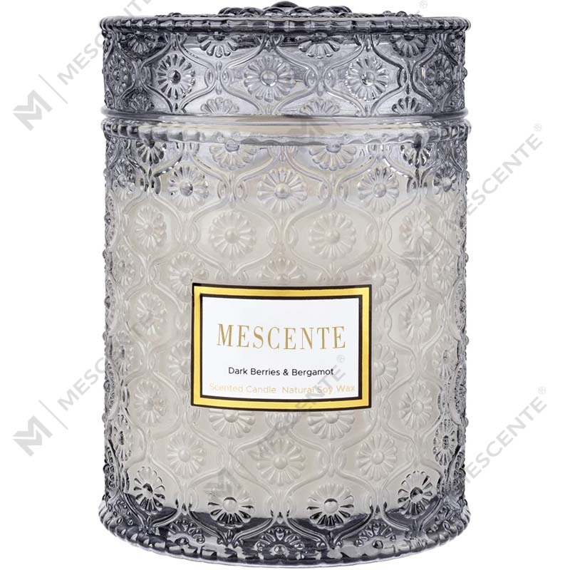 M&S cent Hemlagad Eucalyptus Spearmint Soy Wax Torkad Blomdoft Spa Candle