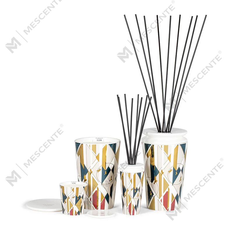 M&scent Grossist Custom Luxury Private Label doftande sojavaxljus Presentset