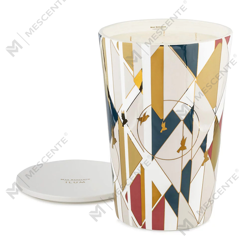 M&scent Grossist Custom Luxury Private Label doftande sojavaxljus Presentset