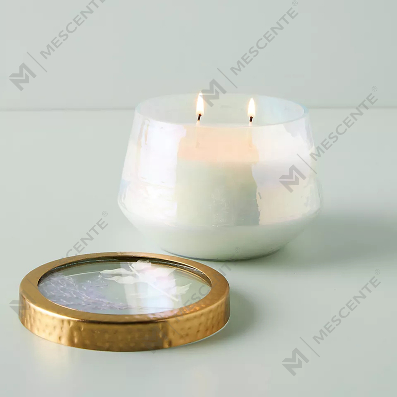Partihandel anpassade privata etikett heminredning Klart glas Starka doftljus