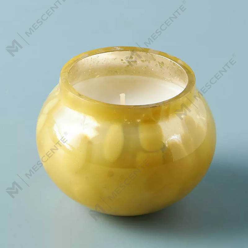 M&scent Private Label Custom Heminredning Lyxglas Ljusburkar Sojavax Doftljus med lock