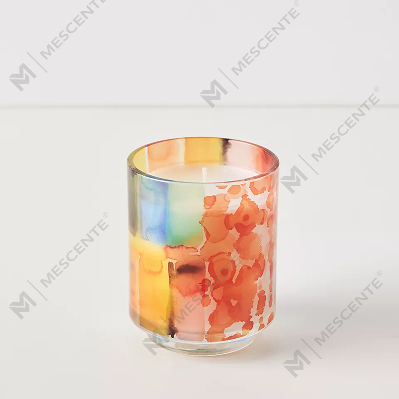 M&Scent Lyx Custom Decoration Private Label 3 Wick A Sunday Painter Glas Kristalldoftande sojavaxljus