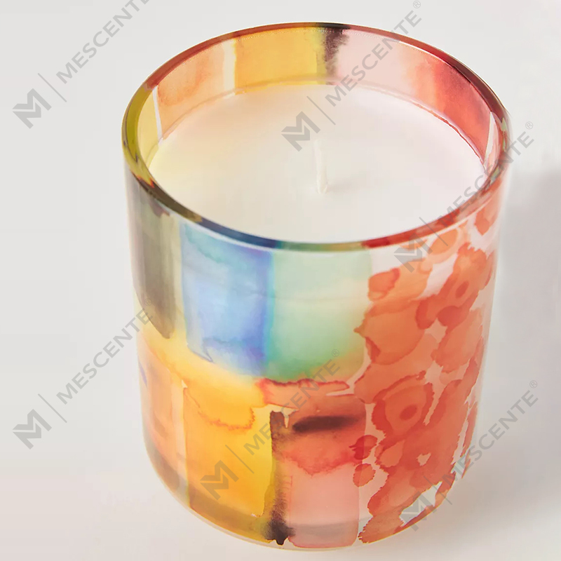 M&Scent Lyx Custom Decoration Private Label 3 Wick A Sunday Painter Glas Kristalldoftande sojavaxljus