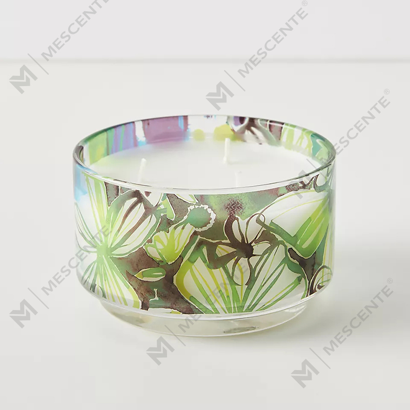 M&Scent Lyx Custom Decoration Private Label 3 Wick A Sunday Painter Glas Kristalldoftande sojavaxljus