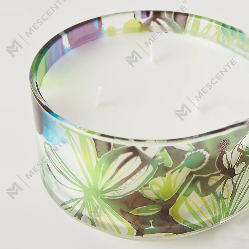 M&Scent Lyx Custom Decoration Private Label 3 Wick A Sunday Painter Glas Kristalldoftande sojavaxljus
