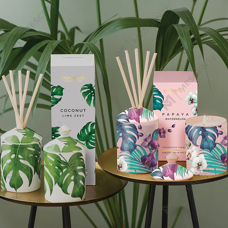 M&Scent Special Design Färg Urban Botanics Tumbler Candle with Folding Box