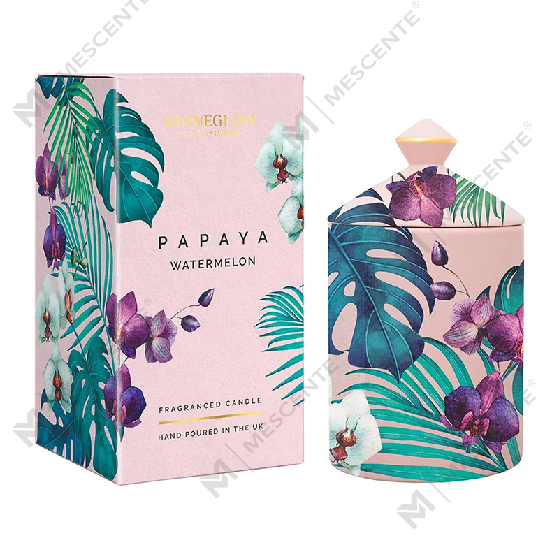 M&Scent Special Design Färg Urban Botanics Tumbler Candle with Folding Box