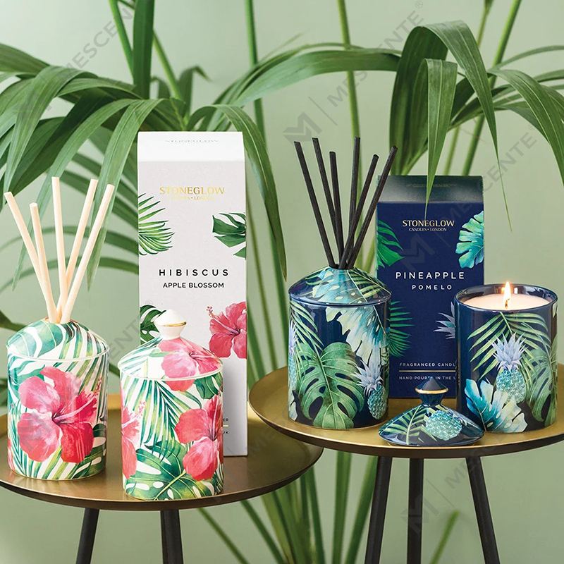 M&Scent Special Design Färg Urban Botanics Tumbler Candle with Folding Box