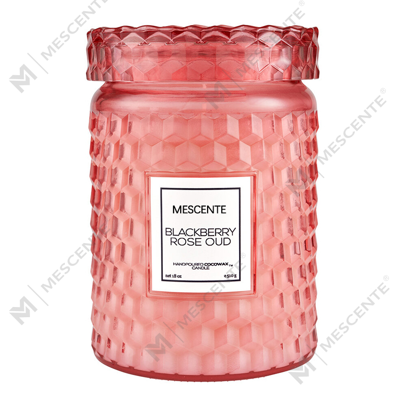 M&Scent anpassad juldekoration Blackberry Rose Oud Icon Candle