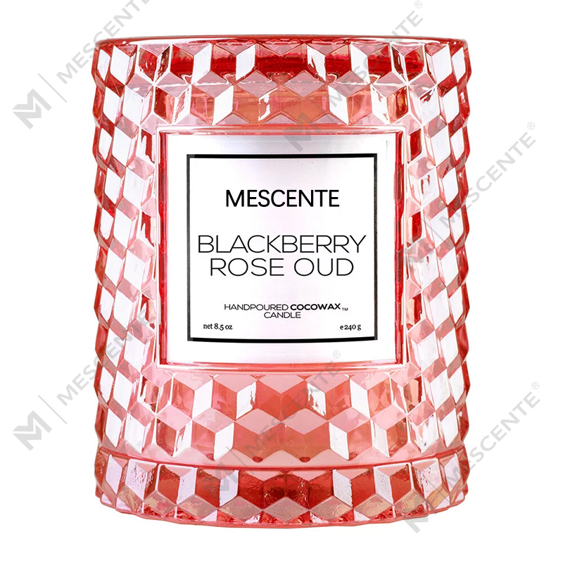 M&Scent anpassad juldekoration Blackberry Rose Oud Icon Candle
