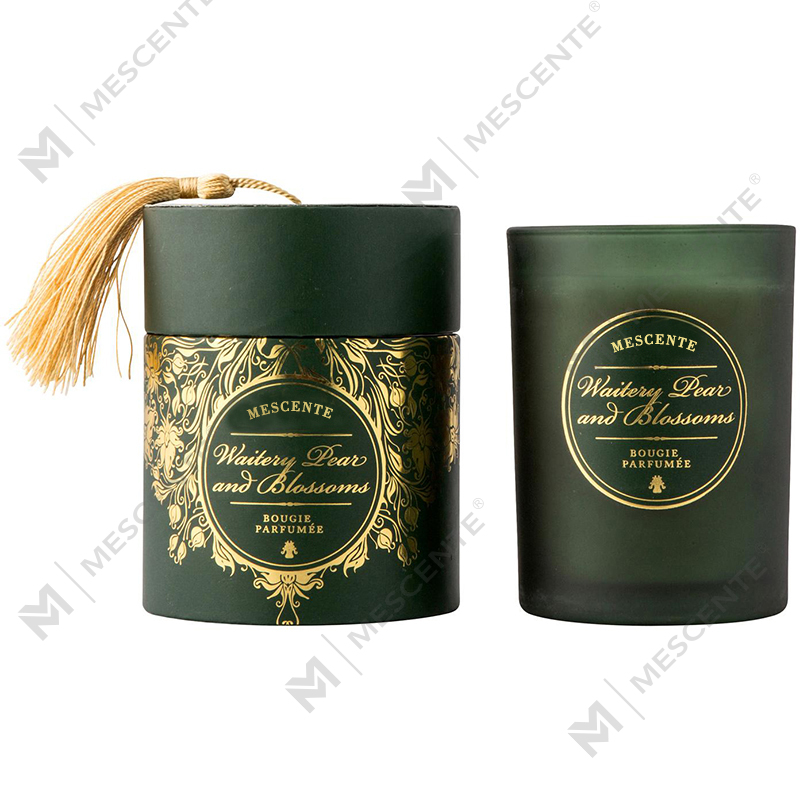 M&Scent Luxury Christmas White Doftljus med personlig logotyp