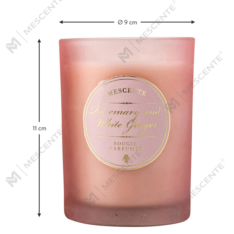 M&Scent Luxury Christmas White Doftljus med personlig logotyp