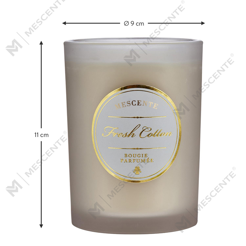 M&Scent Luxury Christmas White Doftljus med personlig logotyp