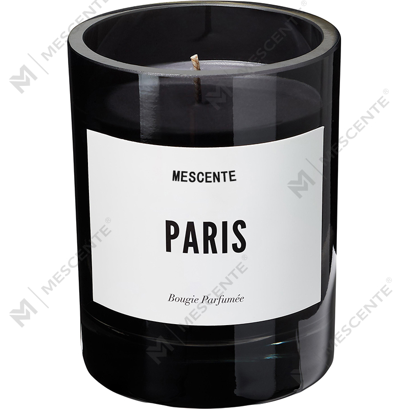 M&Scent Wholesale Luxury Private Label Svart Doftljus med personlig logotyp
