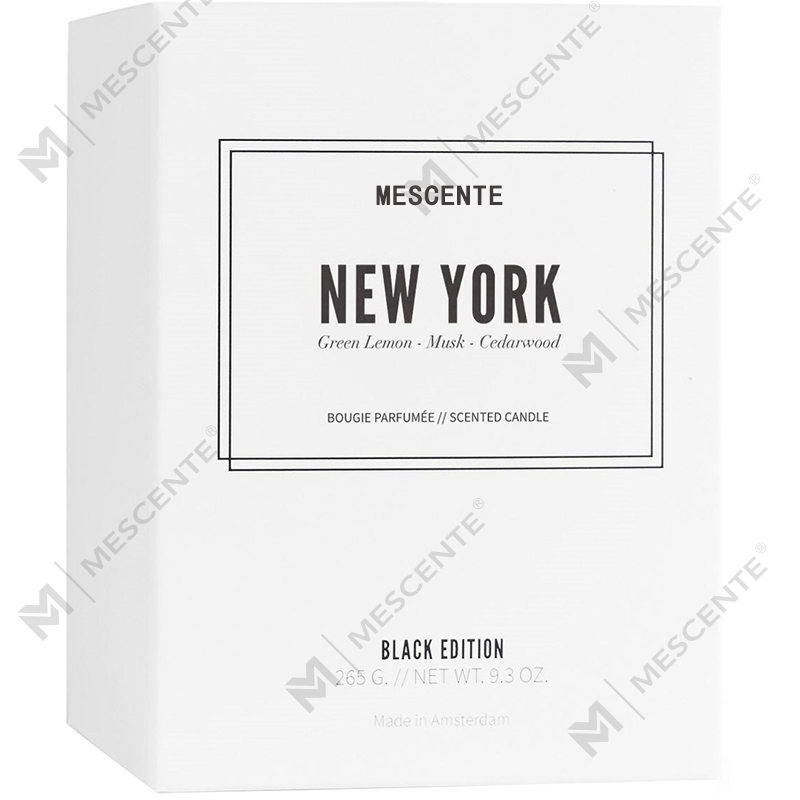 M&Scent Wholesale Luxury Private Label Svart Doftljus med personlig logotyp