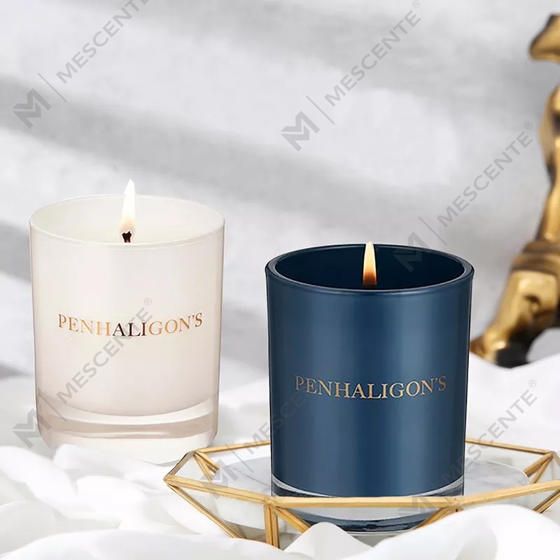 Partihandel Lyx Private Label Andlig Healing Kristall Chakra Doftande Sojavax Aromaterapi Doftljus