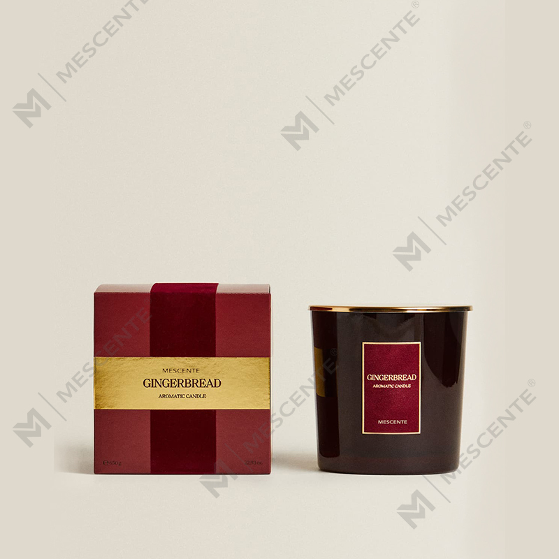 M&Scent Custom Luxury 3 Wicks ljus Personlig privat etikett svart matt glas doftljus