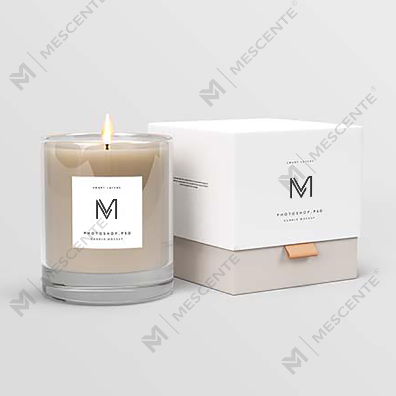 M&Scent grossistfabrik direkt lyxiga private label sojavax doftljus med låda i bulk