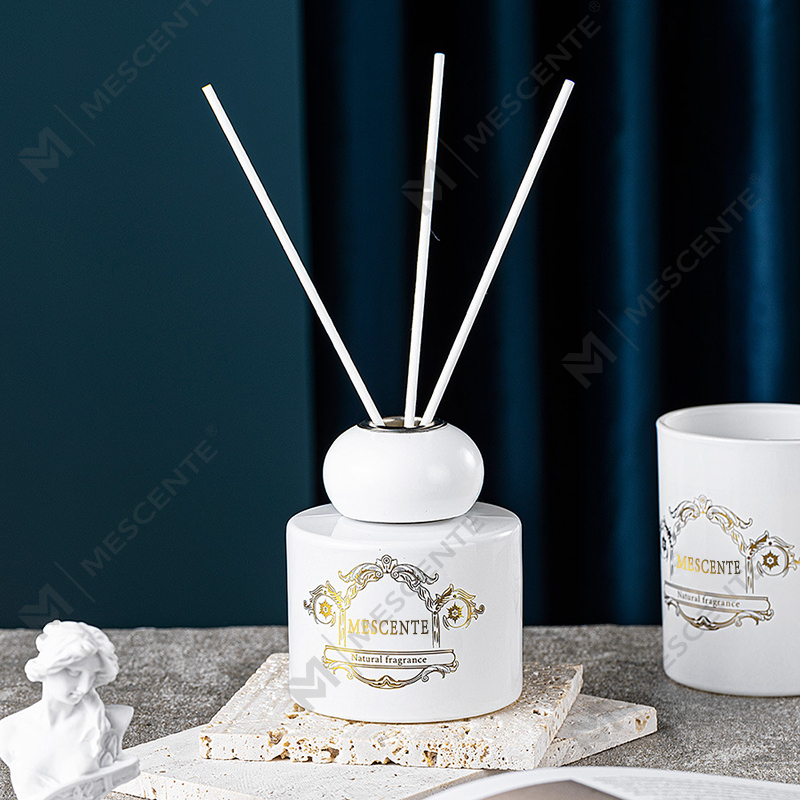 M&Scent lyxiga private label-ljusaromdoftande ljusrörsdiffusor med kartongförpackning