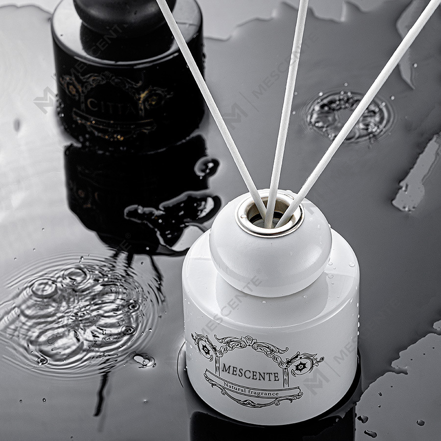 M&Scent lyxiga private label-ljusaromdoftande ljusrörsdiffusor med kartongförpackning