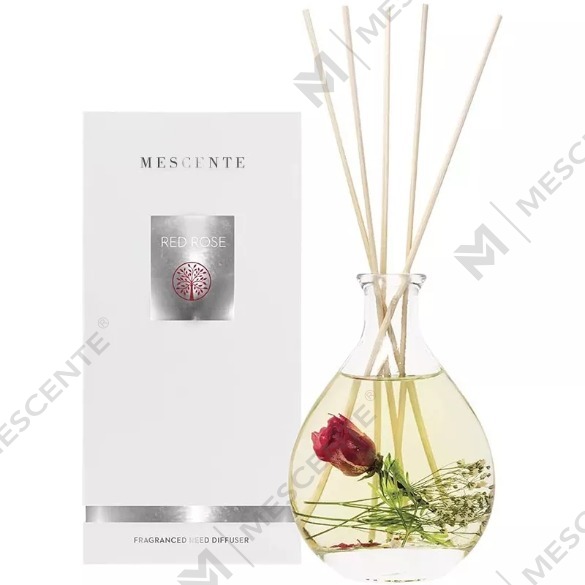 M&Scent i grossistförsäljning lyxiga privata märkesglasflaskor i rottingstick rörspridare med propp