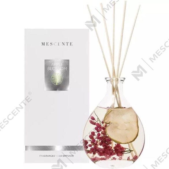 M&Scent i grossistförsäljning lyxiga privata märkesglasflaskor i rottingstick rörspridare med propp