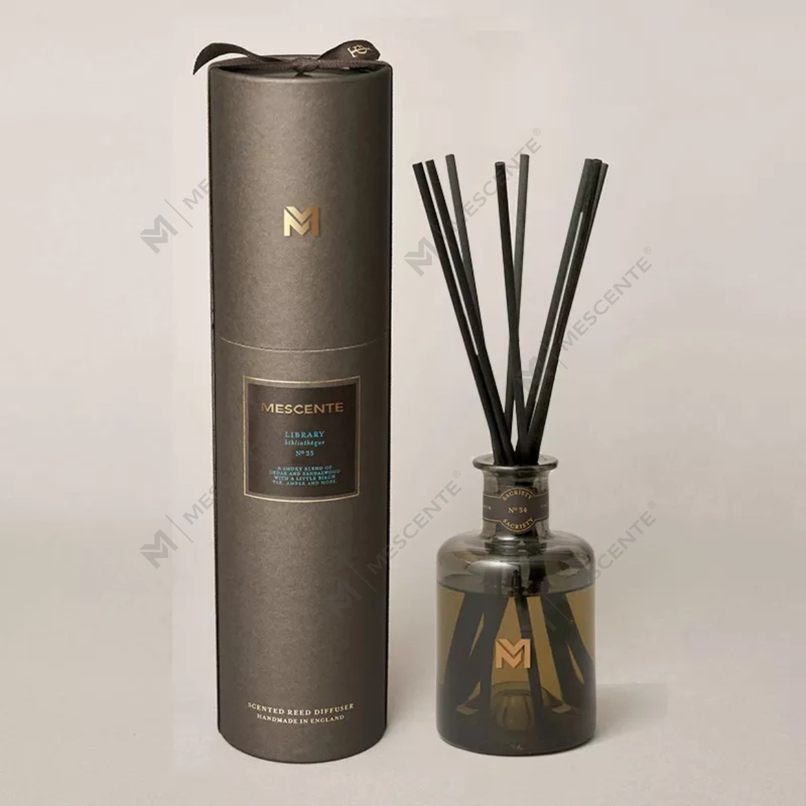 M&Scent grossist lyx 500ml svart flaskdiffusor Reed doft reed diffuser med presentask