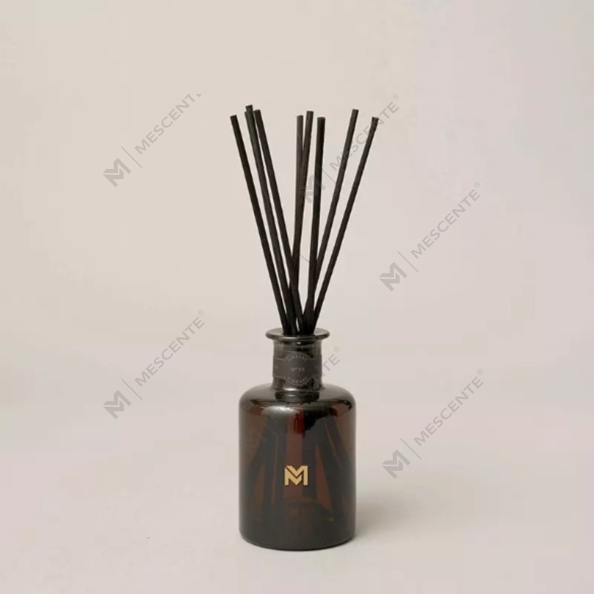 M&Scent grossist lyx 500ml svart flaskdiffusor Reed doft reed diffuser med presentask