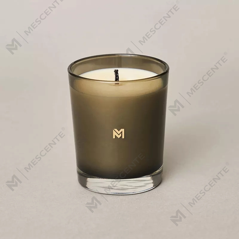 M&Scent grossist Ny lyx anpassad privat etikett julkristallburkar Kerzen doftsojaljus med lock