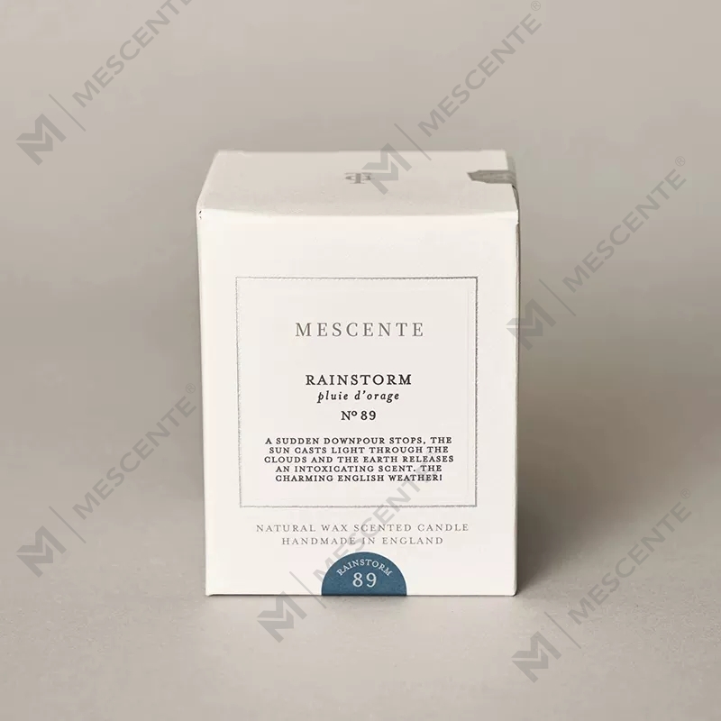 M&Scent grossist Ny lyx anpassad privat etikett julkristallburkar Kerzen doftsojaljus med lock