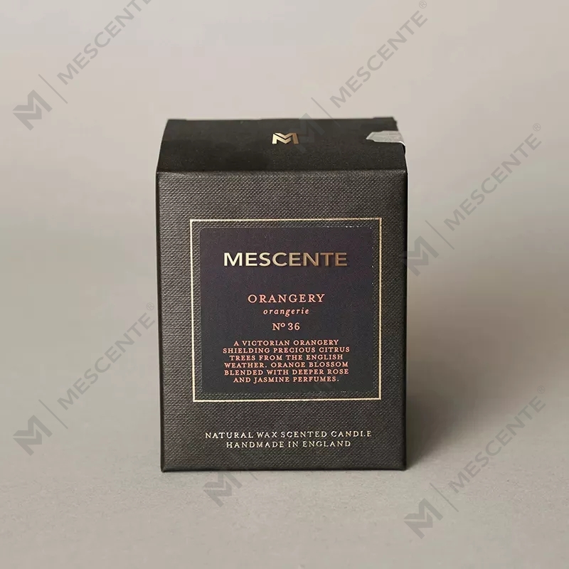 M&Scent grossist Ny lyx anpassad privat etikett julkristallburkar Kerzen doftsojaljus med lock