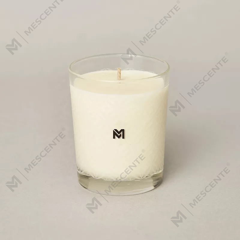 M&Scent grossist Ny lyx anpassad privat etikett julkristallburkar Kerzen doftsojaljus med lock