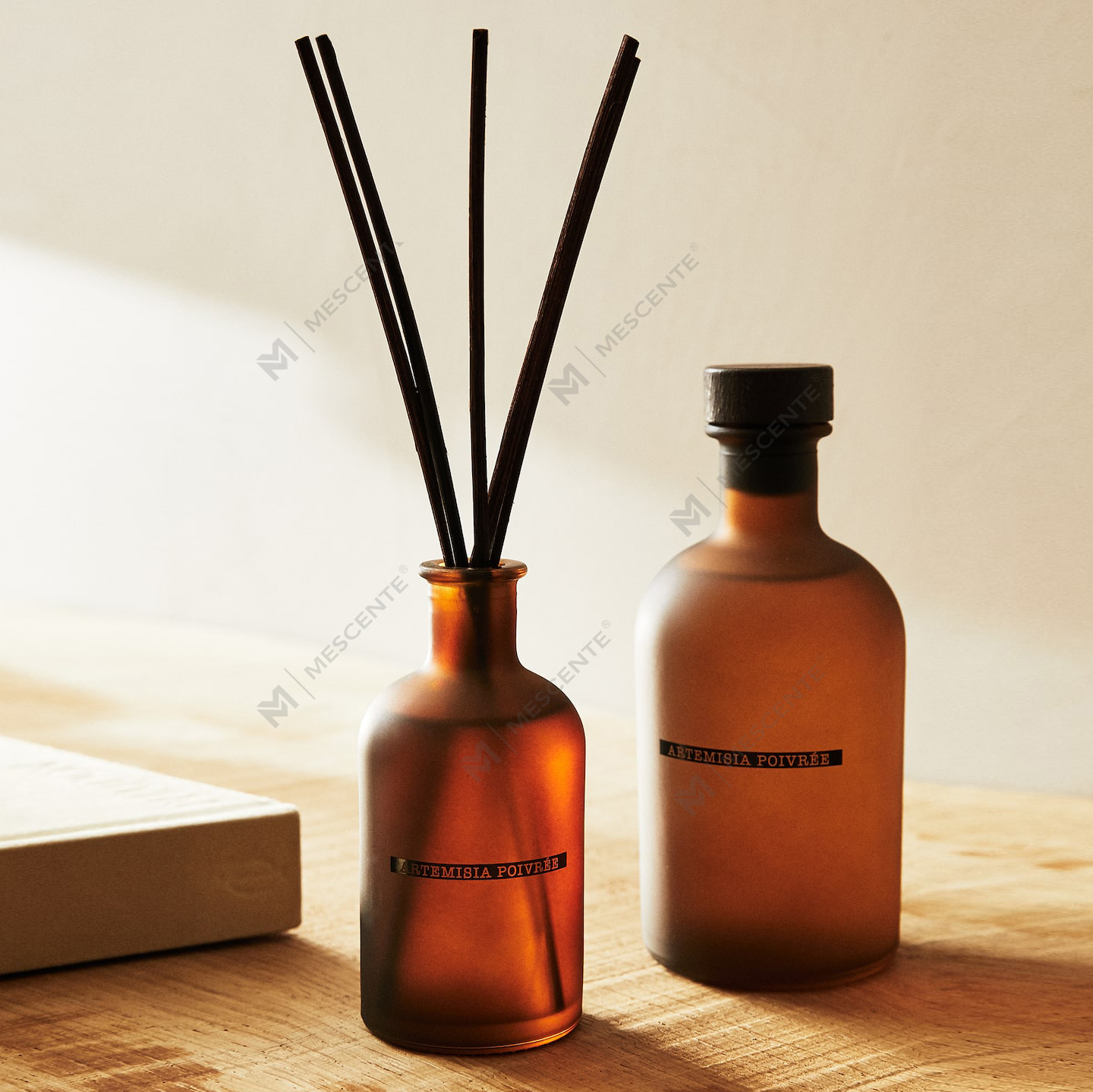 Lyx stor svart frostad flaska 50 ml 300 ml torkad blomma blomdoft eterisk olja Reed Diffuser Oil Set Bulk