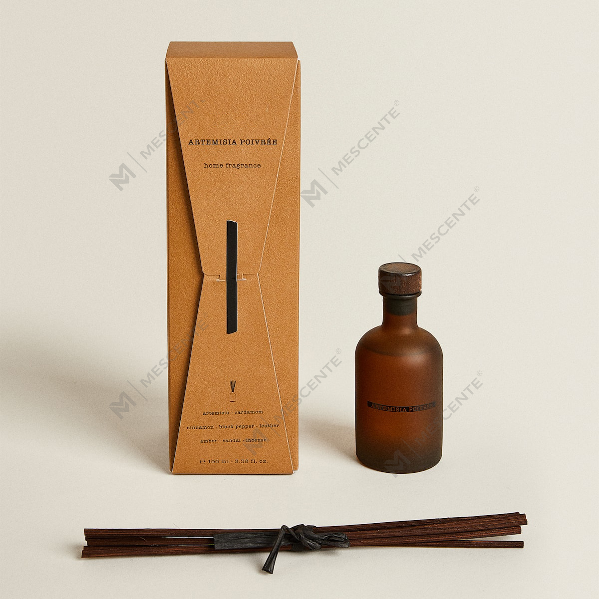 Lyx stor svart frostad flaska 50 ml 300 ml torkad blomma blomdoft eterisk olja Reed Diffuser Oil Set Bulk