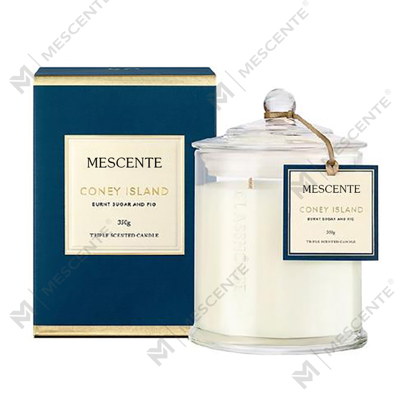 M&Scent Wholesale Lyx Custom Private Label Julkupolburk Doftsojaljus med lock